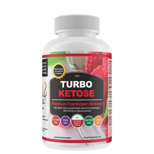 Turbo Ketose van Organico Labs, 60 vegan capsules met frambozen ketonen