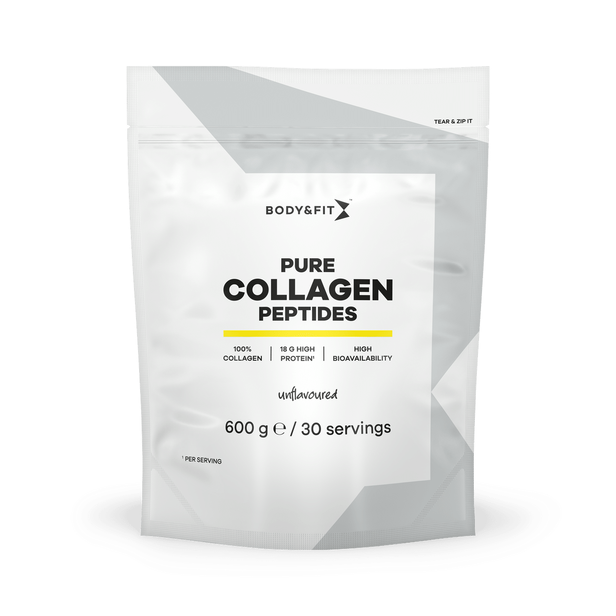 Body and Fit Pure Collagen Peptides poeder verpakking