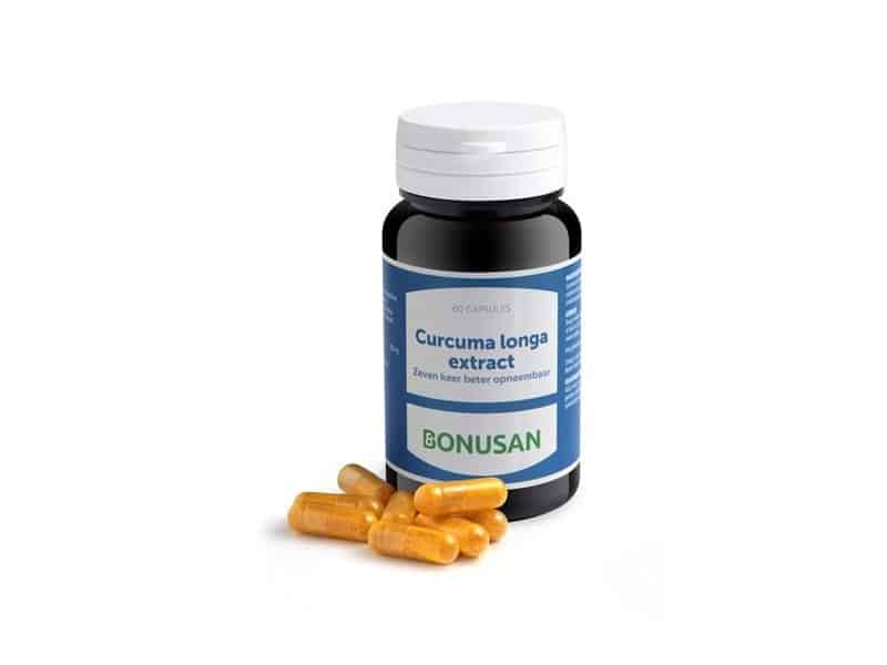 Bonusan Curcuma Longa Extract potje met 120 capsules