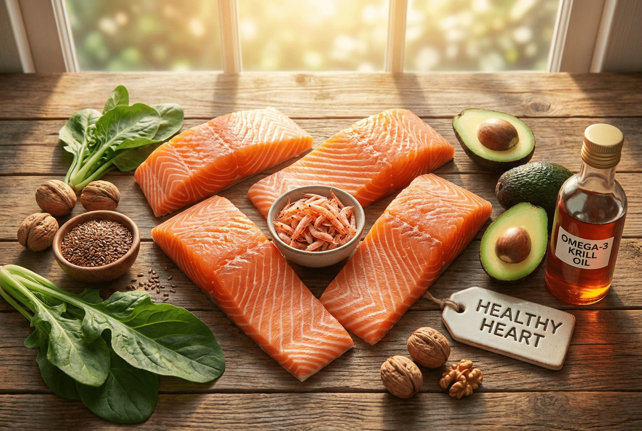Krill olie en hart gezondheid omega-3