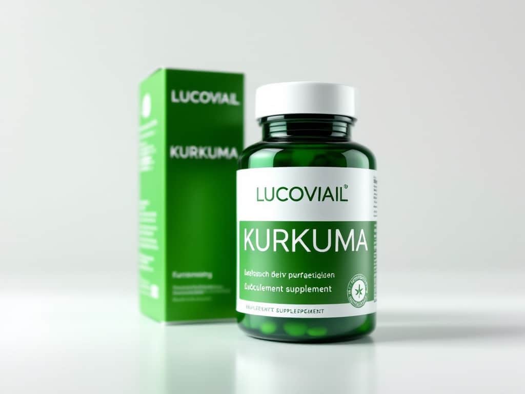 Lucovitaal Kurkuma X-tra Krachtig supplement verpakking