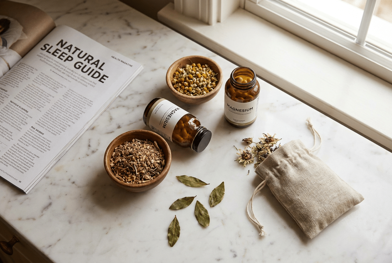 Natuurlijke alternatieven voor melatonine: valeriaan, passiebloem, magnesium en L-theanine