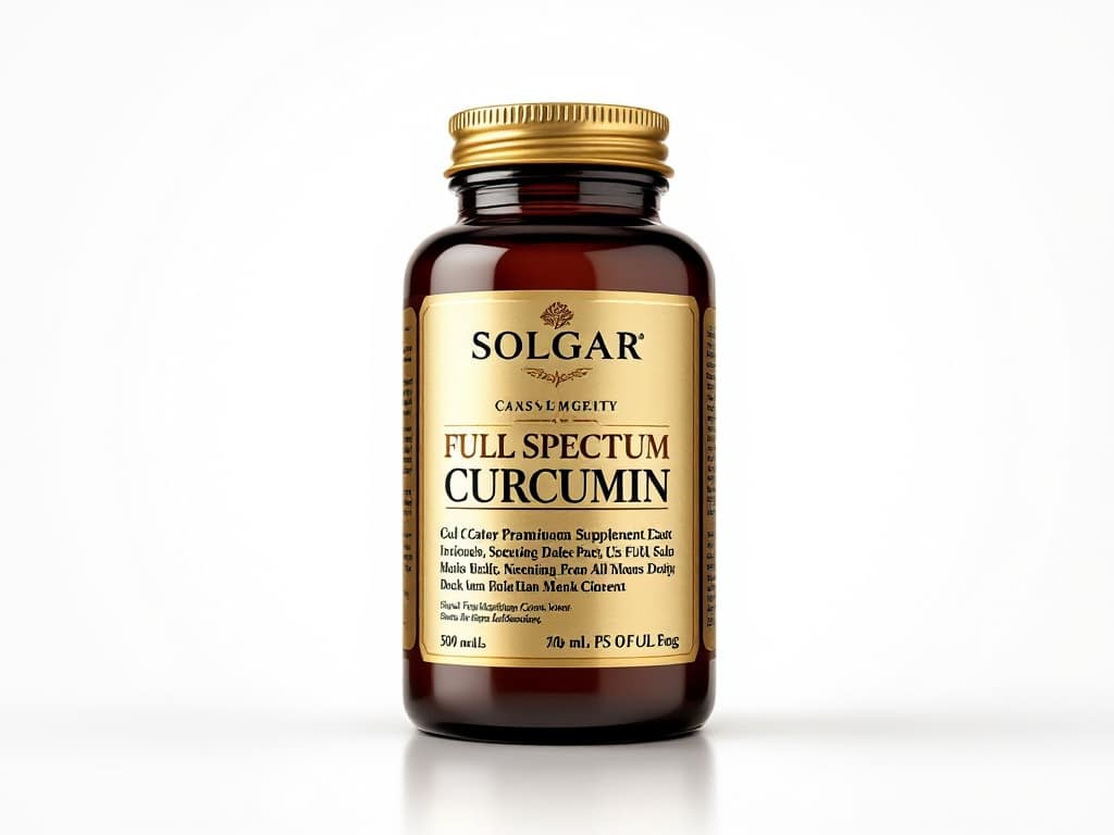 Solgar Full Spectrum Curcumin supplement fles