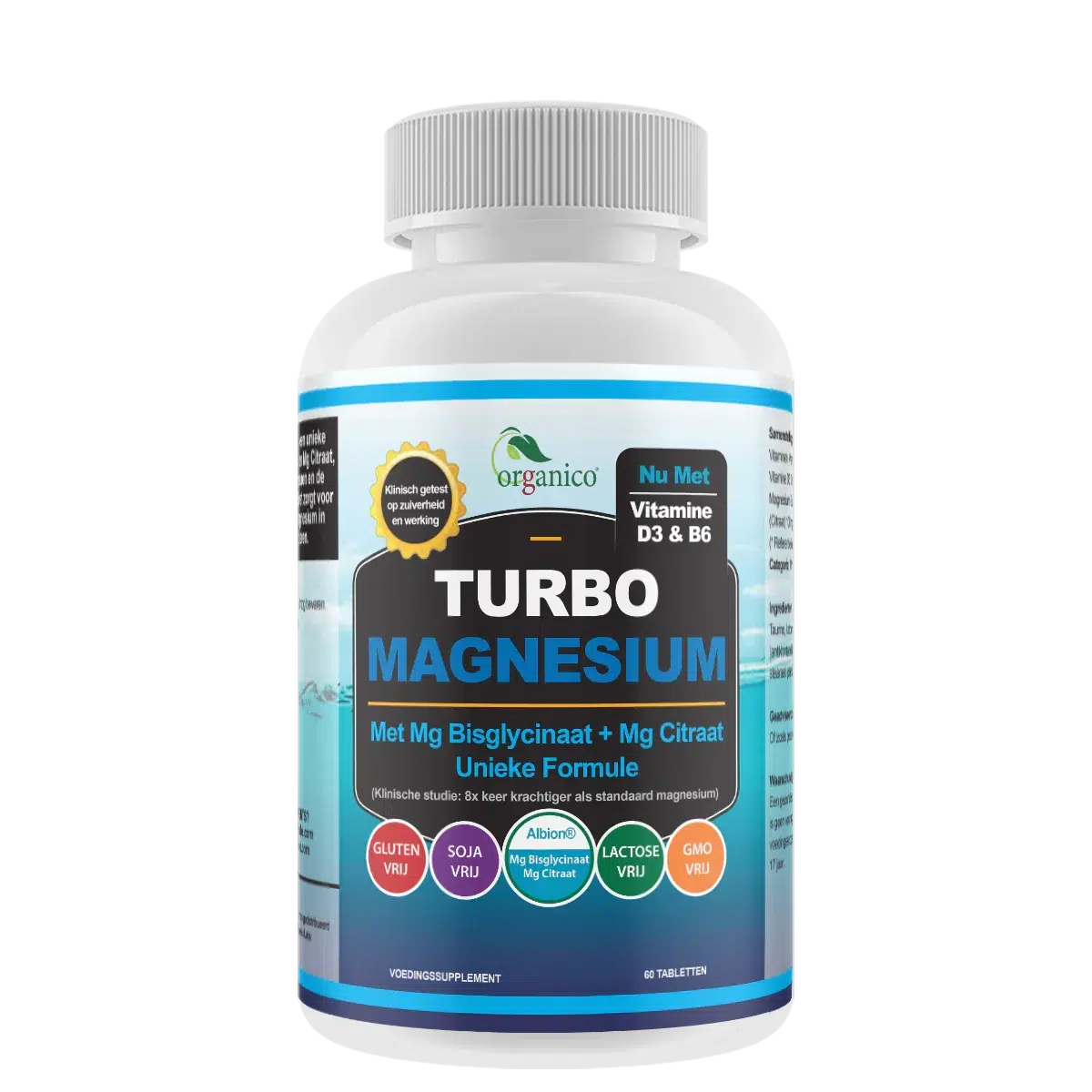 Organico Turbo Magnesium supplement pot