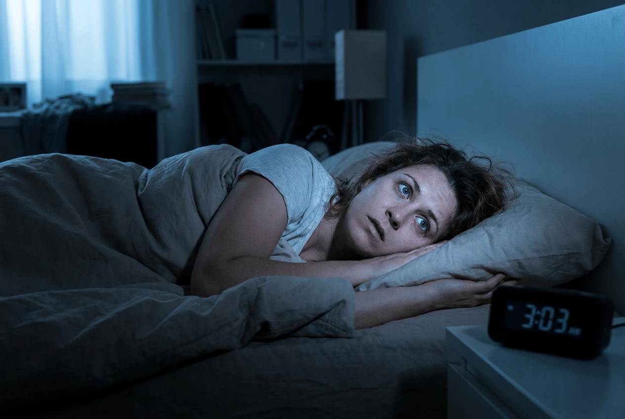 Wakker liggen door een zenuwstelsel dat niet uit gaat