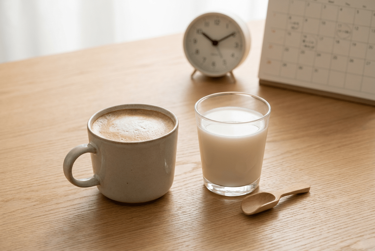 Collageen als onderdeel van een vaste dagelijkse ochtendroutine